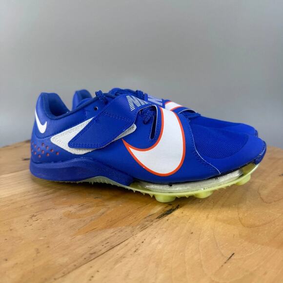 Nike Zoom Long Jump Elite Mens Size 10.5 Track Shoes Spikes Blue LJ NEW - Picture 1 of 9